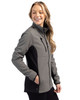 Clique Narvik Eco Stretch Softshell Full Zip Womens Jacket | Pure Slate/Black Clique Narvik Eco Stretch Softshell Full Zip Womens Jacket | Pure Slate/Black