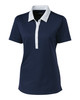 Clique Parma Colorblock Tech Jersey Womens Polo | Navy/White Clique Parma Colorblock Tech Jersey Womens Polo | Navy/White