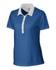 Clique Parma Colorblock Tech Jersey Womens Polo | Sea Blue/White