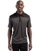 Clique Parma Colorblock Tech Jersey Mens Polo | Titan/Black Clique Parma Colorblock Tech Jersey Mens Polo | Titan/Black
