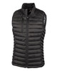 Clique Hudson Insulated Womens Full-Zip Puffer Vest | Black