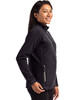 Clique Powder Fleece Full Zip Womens Jacket | Black Clique Powder Fleece Full Zip Womens Jacket | Black