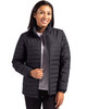 Clique Elevation Eco Full Zip Womens Puffer Jacket | Black Clique Elevation Eco Full Zip Womens Puffer Jacket | Black