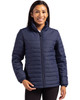 Clique Elevation Eco Full Zip Womens Puffer Jacket | Dark Navy Clique Elevation Eco Full Zip Womens Puffer Jacket | Dark Navy