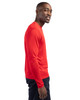 Clique Spin Eco Performance Long Sleeve Mens Tee Shirt | Red Clique Spin Eco Performance Long Sleeve Mens Tee Shirt | Red