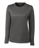 Clique Spin Eco Performance Long Sleeve Womens Tee Shirt | Pure Slate Clique Spin Eco Performance Long Sleeve Womens Tee Shirt | Pure Slate