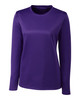 Clique Spin Eco Performance Long Sleeve Womens Tee Shirt | Royal Purple