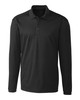 Clique Spin Eco Performance Pique Long Sleeve Mens Polo | Black Clique Spin Eco Performance Pique Long Sleeve Mens Polo | Black