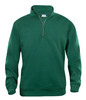 Clique Unisex Stockholm Half Zip Sweatshirt | Bottle Green Clique Unisex Stockholm Half Zip Sweatshirt | Bottle Green