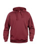 Clique Unisex Stockholm Pullover Hoodie | Burgundy