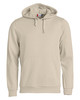 Clique Unisex Stockholm Pullover Hoodie | Light Beige