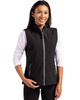 Clique Tempo Stretch Full Zip Womens Softshell Vest | Black/Pure Slate Clique Tempo Stretch Full Zip Womens Softshell Vest | Black/Pure Slate