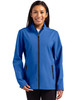 Clique Tempo Stretch Full Zip Womens Softshell Jacket | Royal Blue/Black Clique Tempo Stretch Full Zip Womens Softshell Jacket | Royal Blue/Black