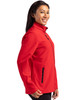 Clique Tempo Stretch Full Zip Womens Softshell Jacket | Red/Black Clique Tempo Stretch Full Zip Womens Softshell Jacket | Red/Black