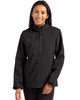 Clique Tempest Waterproof Full Zip Womens Softshell Jacket | Black Clique Tempest Waterproof Full Zip Womens Softshell Jacket | Black