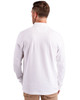 Cutter & Buck Advantage Eco Tri-Blend Pique Mens Long Sleeve Polo | White Cutter & Buck Advantage Eco Tri-Blend Pique Mens Long Sleeve Polo | White