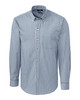 Cutter & Buck Easy Care Stretch Gingham Mens Long Sleeve Dress Shirt | Liberty Navy