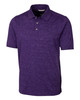 Cutter & Buck Advantage Tri-Blend Space Dye Mens Polo | Dark College Purple