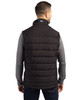 Cutter & Buck Evoke Hybrid Softshell Recycled Mens Full Zip Vest | Black