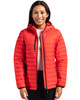 Clique Valhalla Full Zip Womens Puffer Jacket | Red