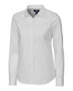 Cutter & Buck Stretch Oxford Womens Long Sleeve Dress Shirt | White