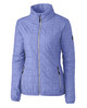 Cutter & Buck Rainier PrimaLoft®  Womens Eco Insulated Full Zip Puffer Jacket | Hyacinth Melange