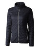 Cutter & Buck Rainier PrimaLoft®  Womens Eco Insulated Full Zip Puffer Jacket | Dark Navy/Silver