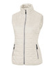 Cutter & Buck Rainier PrimaLoft® Womens Eco Insulated Full Zip Puffer Vest | Coconut