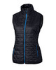 Cutter & Buck Rainier PrimaLoft® Womens Eco Insulated Full Zip Puffer Vest | Dark Navy