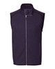 Cutter & Buck Mainsail Sweater-Knit Mens Full Zip Vest | College Purple Heather