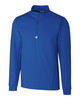 Cutter & Buck Traverse Stretch Eco Quarter Zip Mens Pullover | Tour Blue Cutter & Buck Traverse Stretch Eco Quarter Zip Mens Pullover | Tour Blue