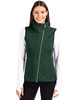 Cutter & Buck Mainsail Sweater Knit Womens Asymmetrical Vest | Hunter Heather