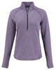 Cutter & Buck Peshastin Fleece Recycled Womens Half Zip Pullover | College Purple Heather