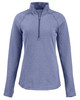 Cutter & Buck Peshastin Fleece Recycled Womens Half Zip Pullover | Tour Blue Heather Cutter & Buck Peshastin Fleece Recycled Womens Half Zip Pullover | Tour Blue Heather