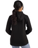 Cutter & Buck Roam Epic Comfort Recycled Womens Full Zip Hooded Jacket | Black