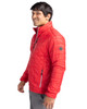 Cutter & Buck Rainier PrimaLoft® Mens Eco Insulated Full Zip Puffer Jacket | Red