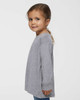 Rabbit Skins 3302 Toddler Fine Jersey Long Sleeve Tee | Heather