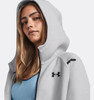 Under Armour 1379842 Women's Unstoppable Fleece Full-Zip | Mod Grey/ Black