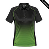 Clearance - Stormtech GTP-1W Stormtech Women's Horizon Polo - Clearance | Black/ Spring Green