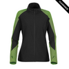 Clearance - Stormtech NW-1W Stormtech Women's Octane Lightweight Shell - Clearance | Black/ Kiwi