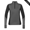 Clearance - Stormtech PL-4W Stormtech Women's Phoenix Lightweight 1/4 Zip Pullover - Clearance | Granite/ Black