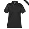Clearance - Stormtech RFP-1W Stormtech Women's Silverback H2X-DRY Polo - Clearance | Black/ Carbon Heather