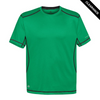 Clearance - Stormtech SAT400 Stormtech Men's H2X-DRY Hybrid Tee - Clearance | Kelly Green/ Black