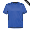 Clearance - Stormtech SAT400 Stormtech Men's H2X-DRY Hybrid Tee - Clearance | Royal/ Black