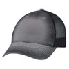7C647M  Enzyme Washed Soft Nylon Mesh Cap | Washed Slate/ Washed Black