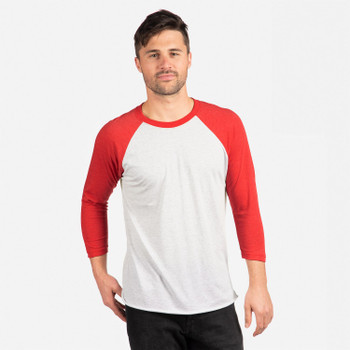 Next Level 6051 Unisex Tri-Blend 3/4-Sleeve Raglan Tee | Sportswear.ca