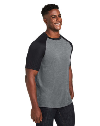 Team 365 TT62 Unisex Zone Colorblock Raglan T-Shirt | Sportswear.ca