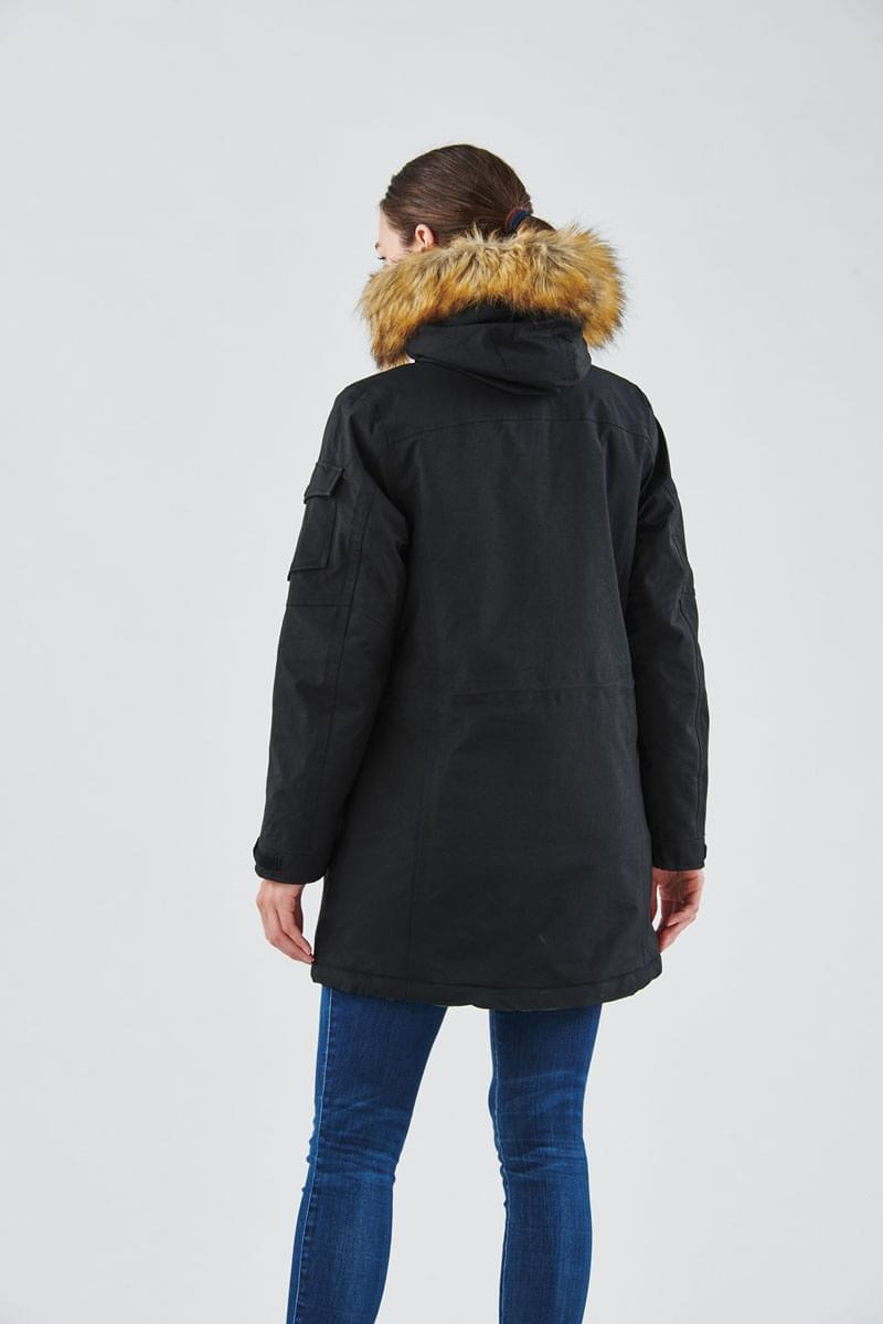 トップス switchblade FEATHER BUTTON PARKA Fur Trim Parka for Women Moose Knuckles - Shop Online at BEIGE | BROWN