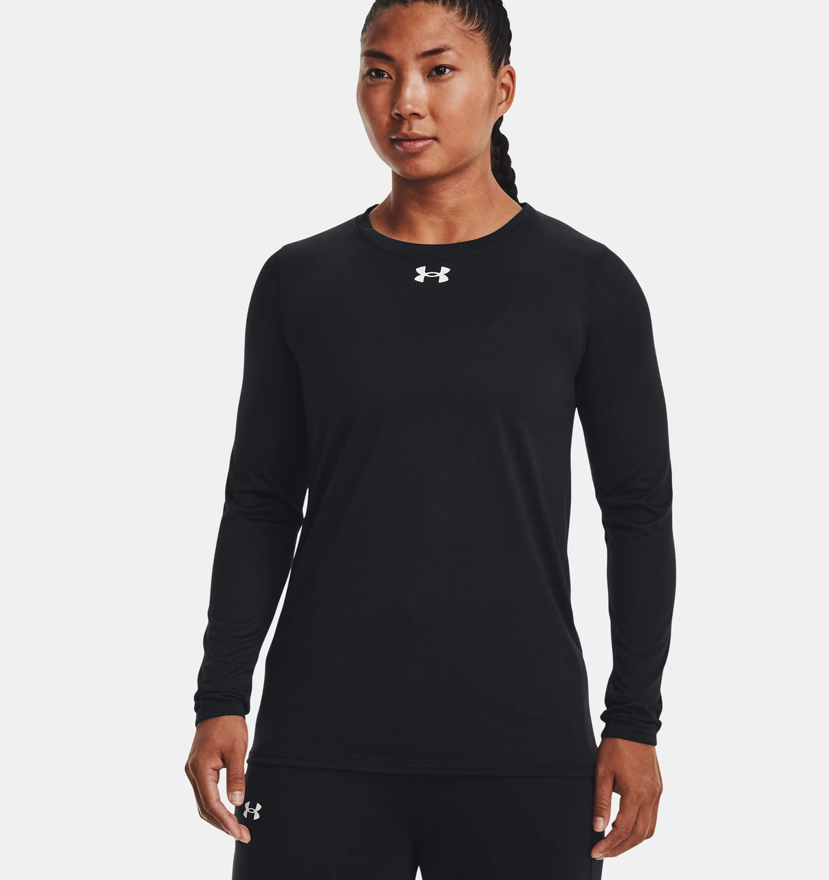 Eve UnderBlue くじ UB賞 Crew T-Shirts Under Armour 1376852 Ladies' Team Tech Long-Sleeve T-Shirt