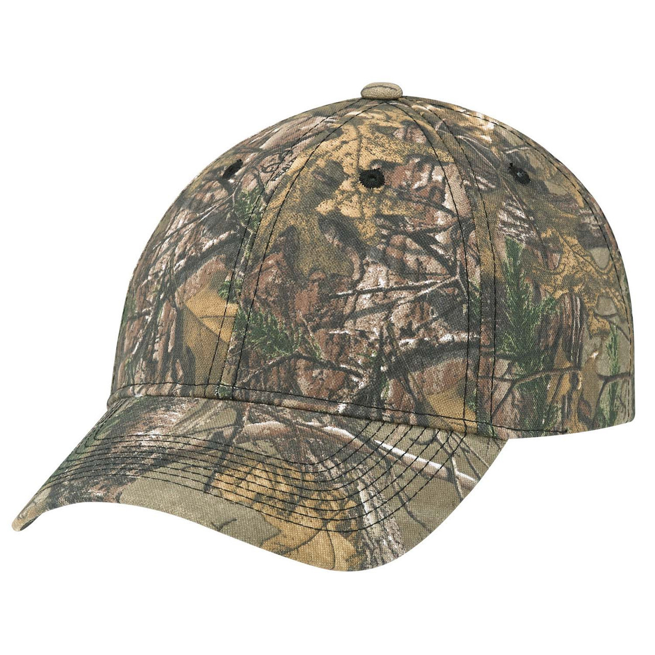 6Y630M Realtree Poly/Cotton Camo Full-Fit Cap | Sportswear.ca